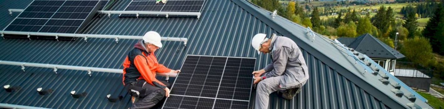 Encontrar obras de instalação de painéis solares