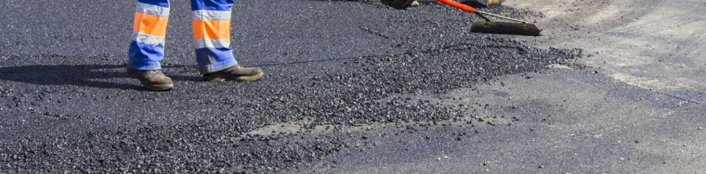 Encontrar obras de colocação de asfalto